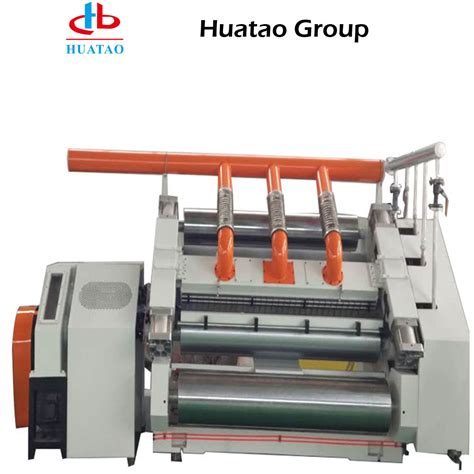 Line Huatao Corrugated Cardboard Production Cassette Type Single Facer