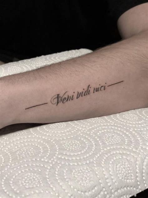 Veni Vidi Vici Tattoo Veni Vidi Vici Tattoo Quotes Cross Tattoo