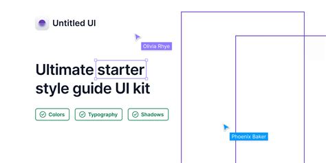 Ultimate Starter Style Guide Ui Kit Untitled Ui Community Figma