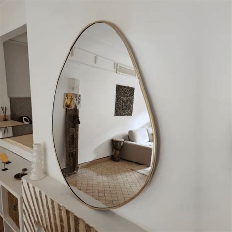 Brass Bathroom Mirror Reflecting both style & sophistication