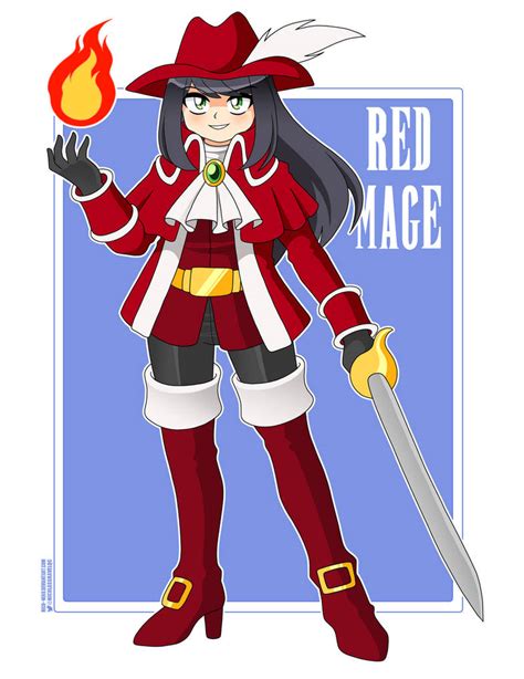 Red Mage Final Fantasy By Nico Neko On Deviantart