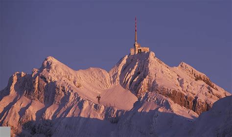 Landschaftsfotos Bei Fernblicke Ch Panoramabild Von S Ntis Alpstein