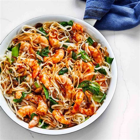 Saucy Shrimp Stir Fry With Noodles Recipe