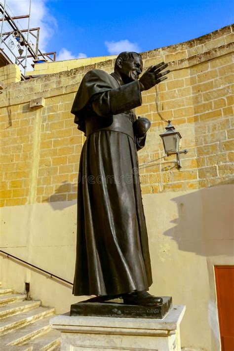 Statue Of Pope John Paul Ii In Gozo Stock Photo Image Of Historical