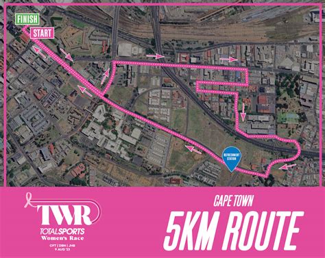 Route Maps Totalsports Women S Race Cape Town Sun Oct