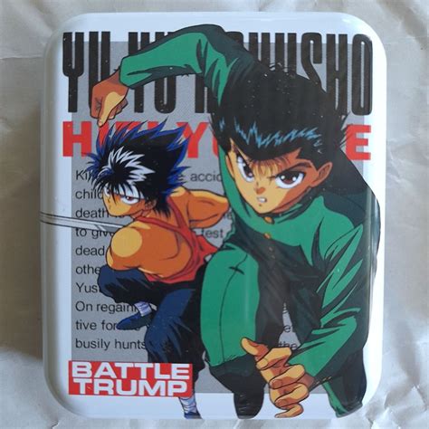 Yu Yu Hakusho Battle Trump Playing Cards Card Game With Case Ghost