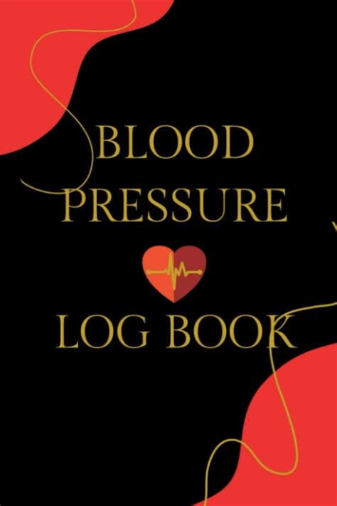 Blood Pressure Log Book Blood Pressure Notebook Tracker And Log Book