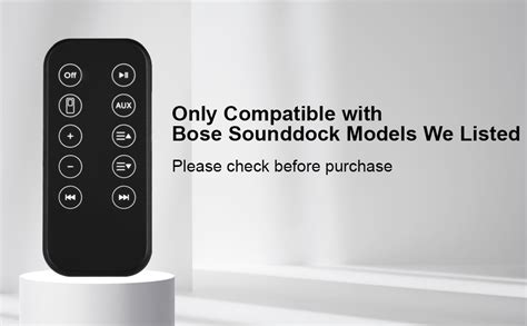 Amazon Motiexic Remote Control Compatible With Bose Sounddock