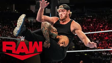 Logan Paul Takes Down Ricochet In Pre Summerslam Brawl Raw Highlights