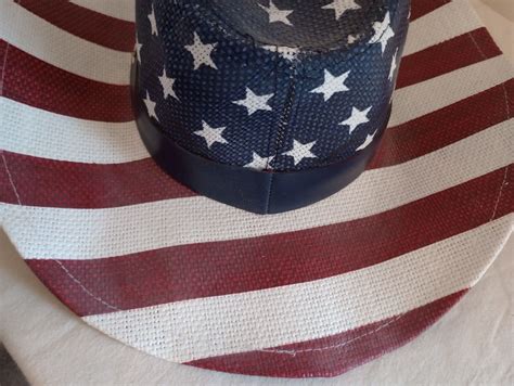 Western American Flag Cowboy Hat Unisex Adult Fits All EBay