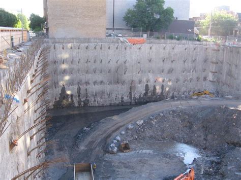 Diaphragm Wall Construction (Slurry walls) - Petrifond Foundations