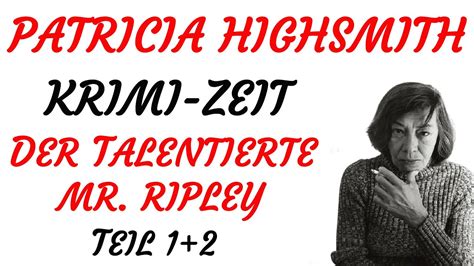 KRIMI Hörspiel Patricia Highsmith DER TALENTIERTE MR RIPLEY 1989