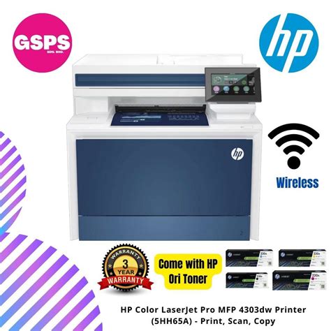 Hp Color Laserjet Pro Mfp 4303dw Printer 5hh65a Print Scan Copy Gs Premium Stores