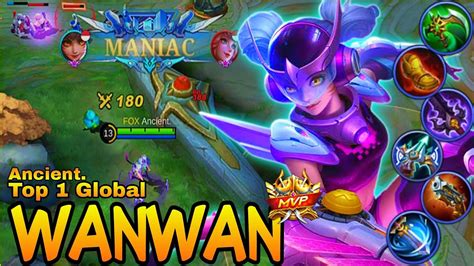 Maniac Wanwan Mobile Legends Build Wanwan Top Global Gameplay