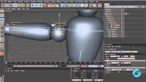 Cinema 4d Tutorial Rigging Models Using The Joint Tool Youtube