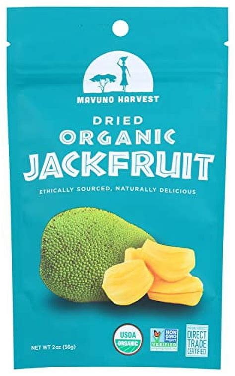 Mavuno Harvest Organic Dried Jackfruit 2 Oz Walmart