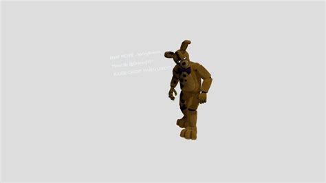 Fnaf Movie Spring Bonnie Download Free 3d Model By Bendy Youtooz [29c1f8d] Sketchfab