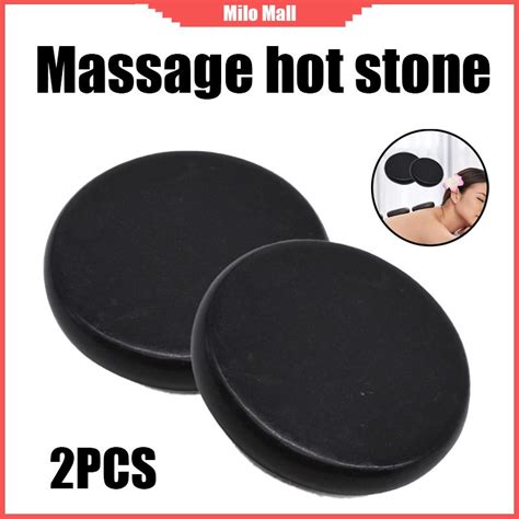 Pcs X Cm Spa Hot Stone Massage For Relaxing Healing Pain Relief Shopee Philippines