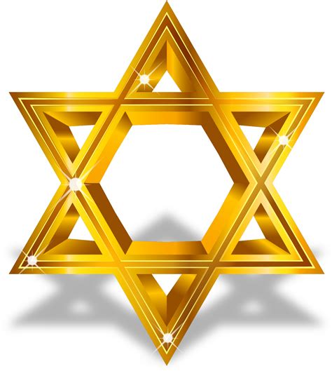 Gold Star Of David Png | Free PNG Image