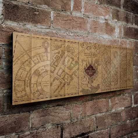 Mapa del Merodeador – Harry Potter (70cm x 24cm) – Cuadros Decorativos