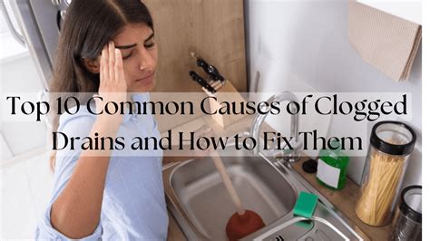 Top 10 Common Causes Of Clogged Drains How To Fix Them