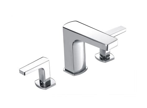 Roca Escuadra Deck Mounted Basin Mixer With Pop Up Waste Chrome Get