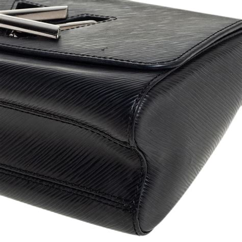 Louis Vuitton Black Epi Leather Twist Mm Bag At Stdibs Louis Vuitton