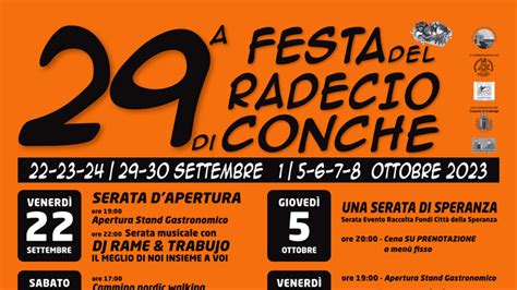 La 29esima Festa Del Radecio Di Conche Dal 22 Settembre All 8 Ottobre 2023