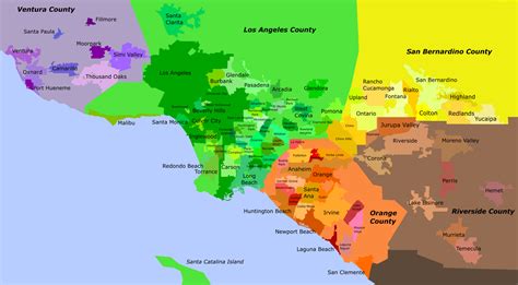 Haut Imagen Los Angeles Carte Du Monde Fr Thptnganamst Edu Vn