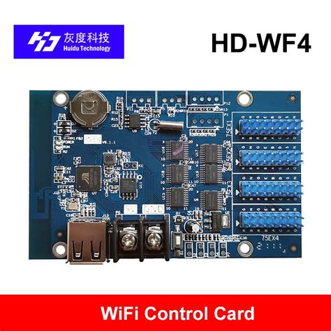 Hd Wf Huidu Wf Asynchronous W H Pixels Hub Rgb Seven Color