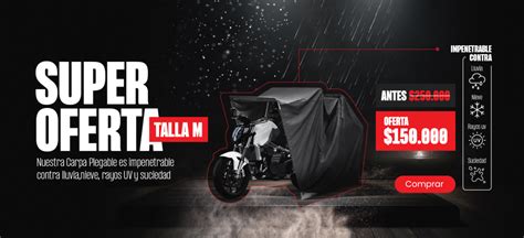 Riders Cl Antiparras Y Carpa Plegable Para Motos