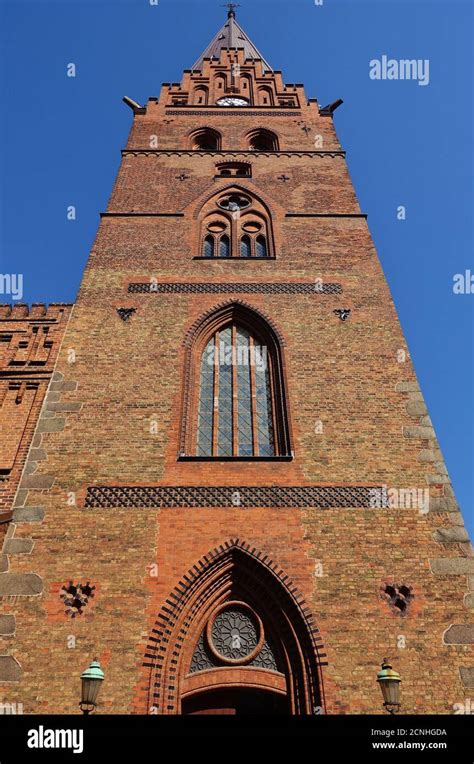 Exterior View Of The St Peters Church Sankt Petri Kyrka A Landmark