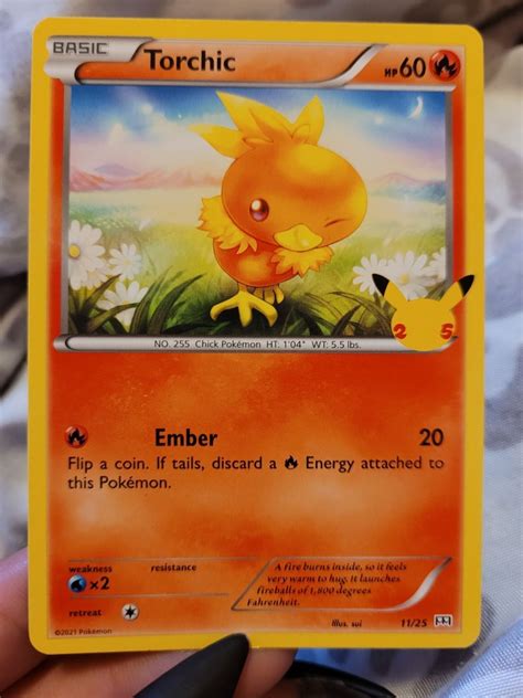 Pokemon 25th McDonald S Basic Torchic On Mercari Pokemon Pokemon