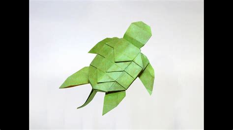 Origami Sea Turtle Beginner Crease Pattern Tutorial Youtube