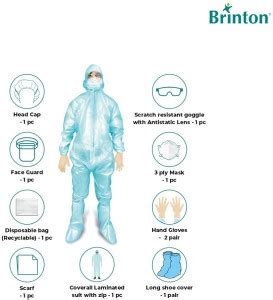 Brinton Medical Disposable Ppe Personal Protection Equipment Kit