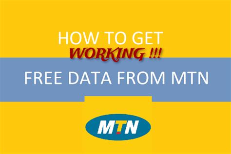 How To Get Free Data On MTN Without Recharging This October 2022