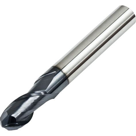 Economy Series Ball Nose Carbide End Mill 14mm Diameter 2 Flute TiAlN