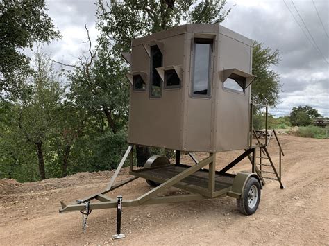 Trailer Deer Blinds Trailer Hunting Blinds Texas Wildlife Supply