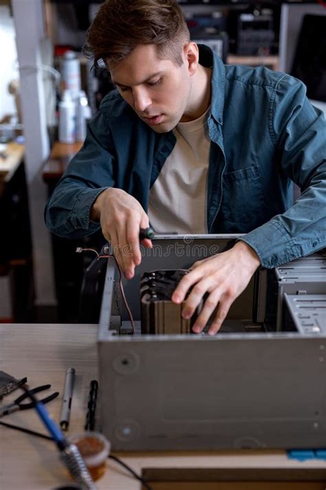 Repairs And Diagnostics Breakdowns Of Computer In Professional Service