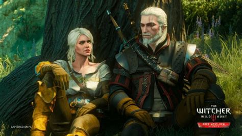 Geralt i Ciri w serialu Wiedźmin w strojach z gry Wiedźmin 3 Dziki Gon