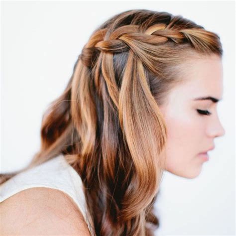 Comment Faire Une Tresse Cascade En Trois Tapes Elle Waterfall