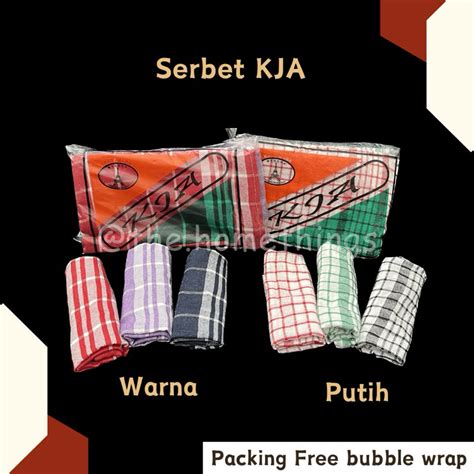 Jual Kain Serbet Kja Serbet Lap Piring Model Kotak Serbet Lap