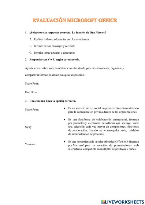 Tic 1843258 Santiago Guevara Live Worksheets
