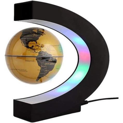 Cr Atif Globe Terrestre Lumineux Flottant Magn Tique Levitation Globe