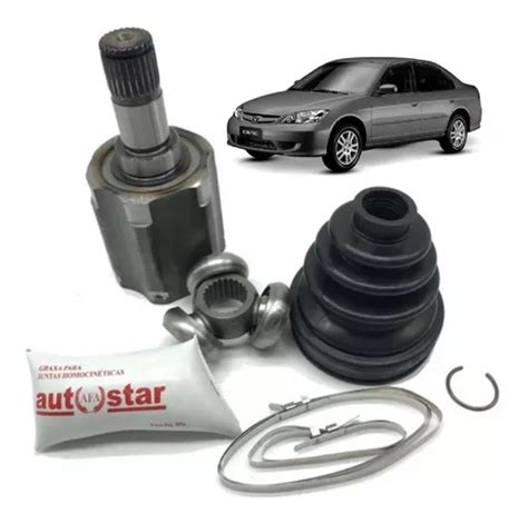 Kit Tulipa Trizeta Honda Civic 1 7 2001 2006 Manual Esquerdo