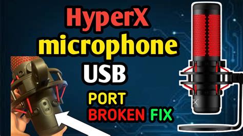 Hyper X Quadcast Usb Condenser Gaming Microphone Blackchange Usb Port