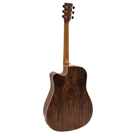 Tanglewood Tdbtdcehr Discovery Exotic Dreadnought C E Hawaiian Rainwood—guitars And Things