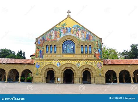 Memorial Church At Stanford University Editorial Image | CartoonDealer ...