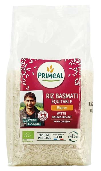 Riz Basmati Blanc Bio G Prim Al