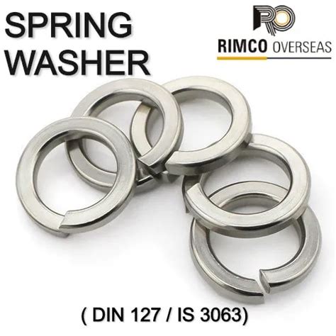 Silver Stainless Steel 304 Spring Washer At Best Price In Mumbai